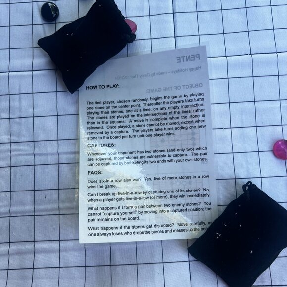 Pente Handmade Game Full Inclusions - Picture 5 of 5